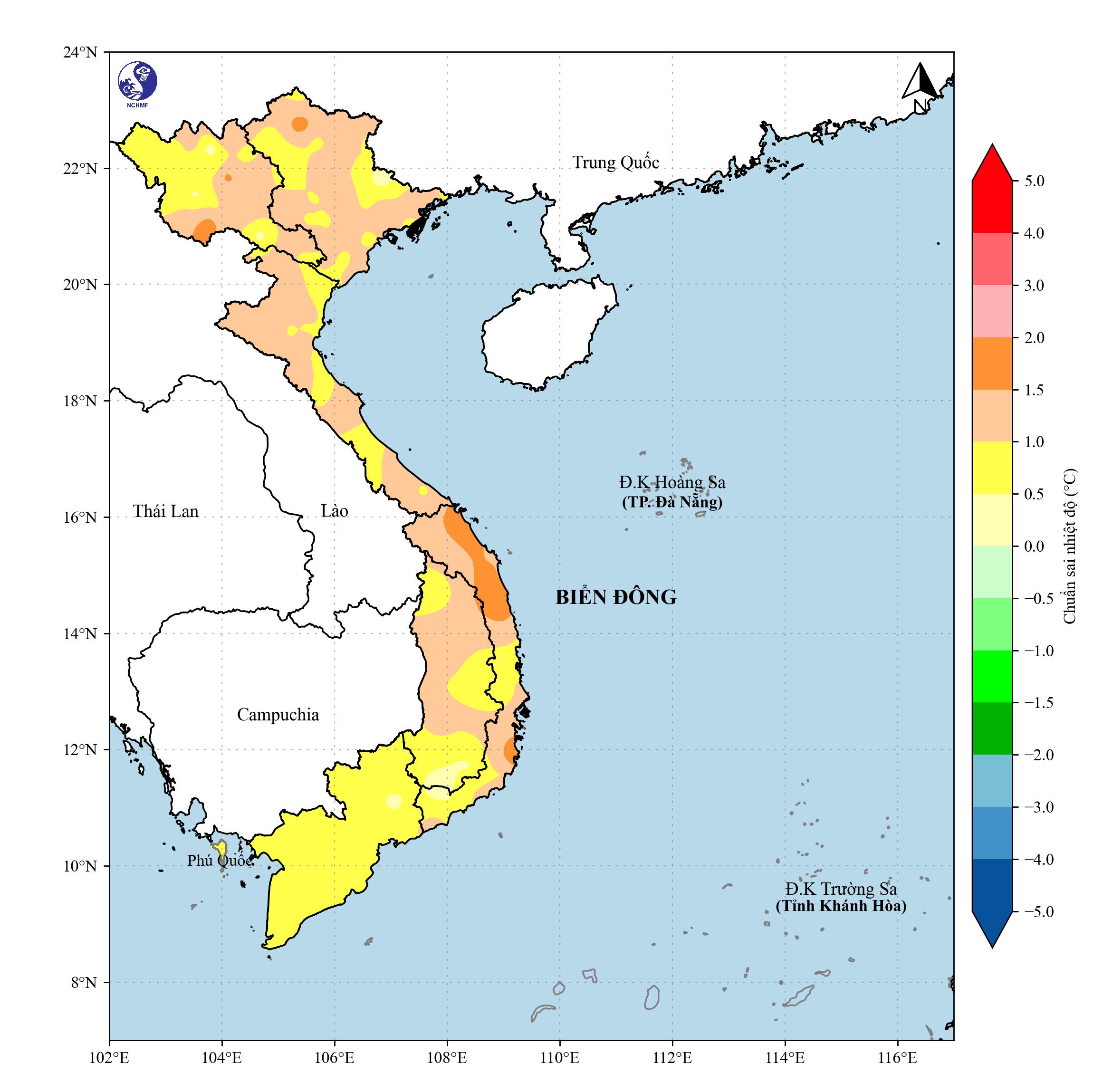 BẢN TIN DỰ BÁO KHÍ HẬU THỜI HẠN THÁNG TRÊN PHẠM VI TOÀN QUỐC (Từ 21/10-20/11/2026)