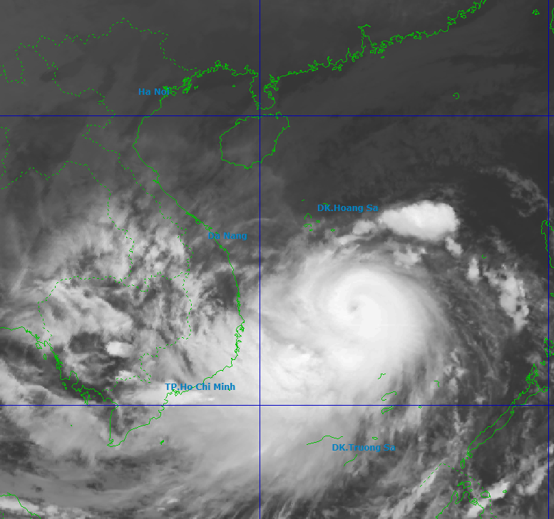 TIN NHANH VỀ BÃO SỐ 13 (lúc 04 giờ ngày 06/11)