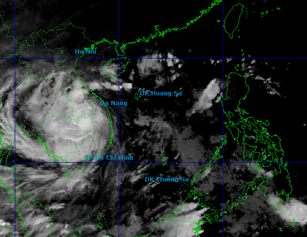 TIN NHANH VỀ BÃO SỐ 13 (lúc 01 giờ ngày 07/11)