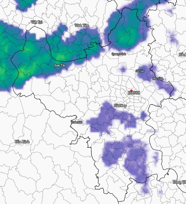 TIN CẢNH BÁO DÔNG, LỐC, SÉT, MƯA ĐÁ TRÊN KHU VỰC HÀ NỘI ( 20/07/2026 08:30 )
