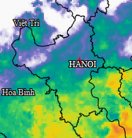 TIN CẢNH BÁO DÔNG, LỐC, SÉT, MƯA ĐÁ TRÊN KHU VỰC HÀ NỘI