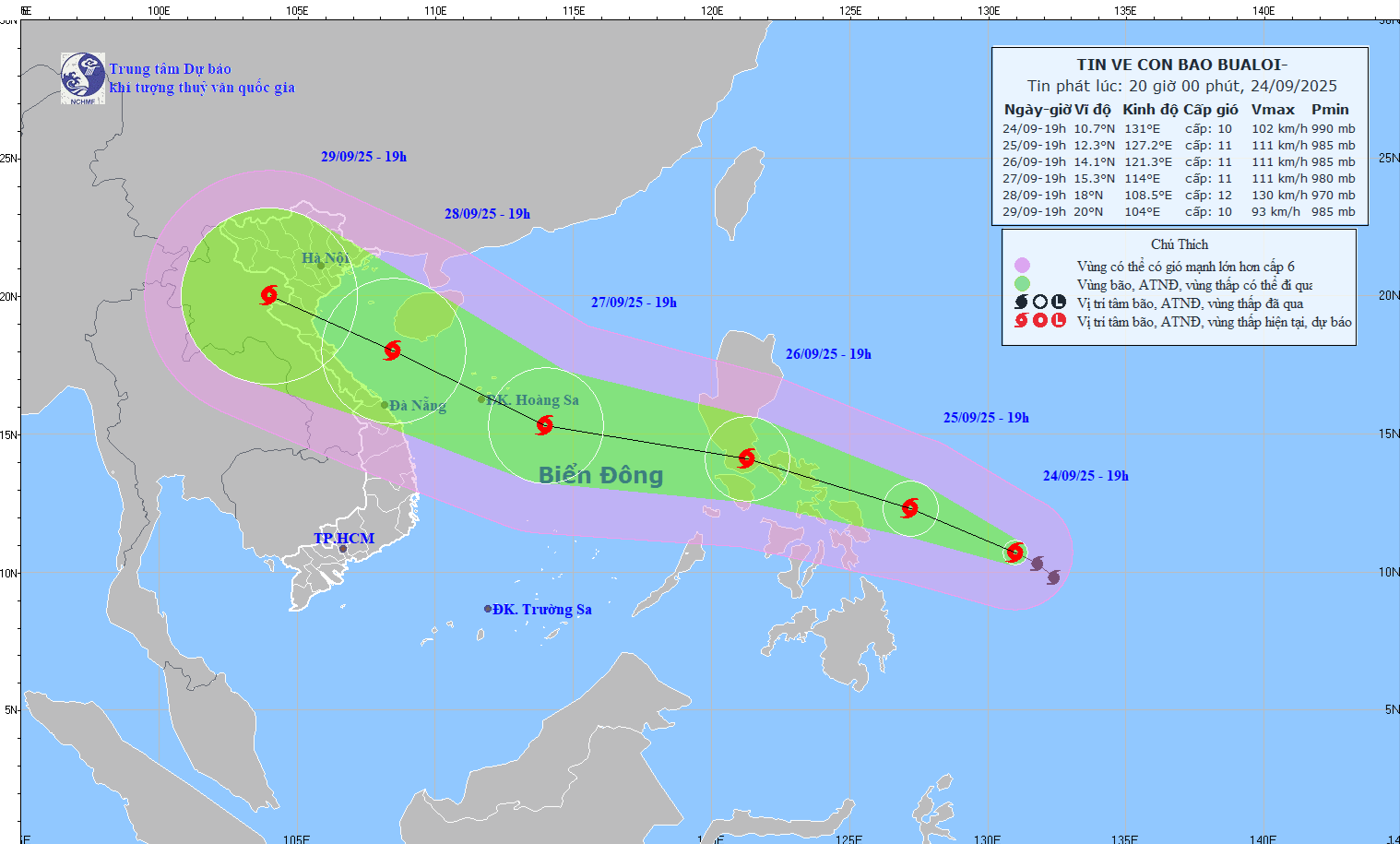 TIN VỀ CƠN BÃO BUALOI