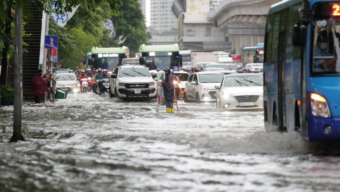 CẢNH BÁO NGẬP LỤT KHU VỰC NỘI THÀNH HÀ NỘI